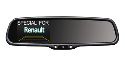 AK-035LA42 Rückspiegel mit 3,5 Zoll Monitor speziell für Renault