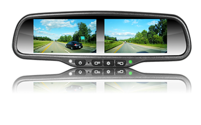 4.3inch Car Rear Viewmirror Dual Display Rearview mirror,HK-04343LA