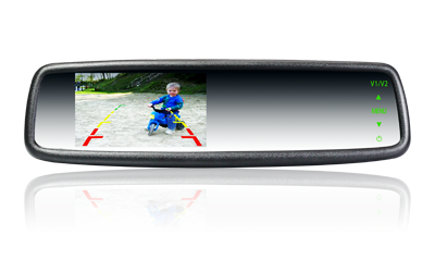 4.3Inch rearview mirror monitor,BK-043LA/B