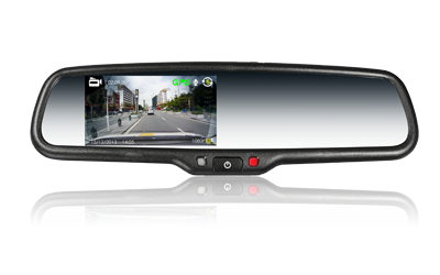 4.3 Inch FULL HD DVR rearview mirror monitor